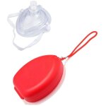 Masque de r�animation cardio - pulmonaire (rcp) pour adulte / enfant, avec valve unidirectionnelle, �tui ...
