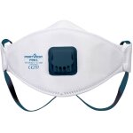Masque respiratoire ffp2 pliable avec valve ? modèle dolomite (boîte de 10) - blanc - portwest Masque respiratoire ffp2 pliable avec valve ? modèle dolomite (boîte de 10) - blanc - portwest