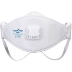 Masque respiratoire ffp3 pliable avec valve ? modèle dolomite (boîte de 10) - blanc portwest Masque respiratoire ffp3 pliable avec valve ? modèle dolomite (boîte de 10) - blanc portwest