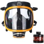 Masque respiratoire à gaz plein réutilisable pour vapeurs organiques et inorganiques, gaz acides, ammoniaque, ... Masque respiratoire à gaz plein réutilisable pour vapeurs organiques et inorganiques, gaz acides, ammoniaque, ...