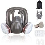 [jamais utilis] masque respiratoire intgral rutilisable 6800 pour la peinture, le polissage et le ...