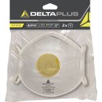Masque respiratoire jetable delta plus ffp2 s�rie confort, avec soupape ( prix pour 1 kit )