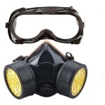 Masque respiratoire, kit masque protection respiratoire rutilisable, anti poussire, anti gaz masque ...