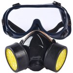 Masque respiratoire r�utilisable, masque � double filtration, protection contre les vapeurs toxiques, ...