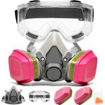 Masque respiratoire r�utilisable avec filtre, 6800, protection respiratoire contre les gaz, la poussi�re ...