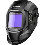 Masque de soudage arccaptain auto - obscurcissant 100x93 mm ? true color ? teinte din 4 / 9 - 13 ? mig ...