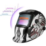 Masque de soudure automatique, casque soudure auto assombrissement solaire grande vue casque de soudure ...