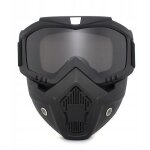 Masque tactique universel asg pour moto, noir Masque tactique universel asg pour moto, noir