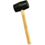 Masse en caoutchouc maurer noire 500 g
