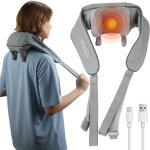 Masseur cervical, 6d massage dos et cou �paules avec chauffant � modes de d'impulsion 3 intensit�s accueil ...