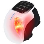 Masseur de genou, chauffage et vibration de cycle, grand �cran led sans fil massage intelligent du genou ...