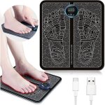 Masseur de pieds �lectrique, appareil de massage des pieds �lectrique ems avec 6 modes, massage des pieds ...