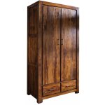 Massivmoebel24 - armoire penderie 100x61 palissandre laqu life honey metro life 117