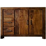 Buffet 118x45 palissandre laqu� life honey metro life 122