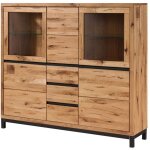 Buffet 166x40 chêne sauvage huilé bois naturel villanders 107 Buffet 166x40 chêne sauvage huilé bois naturel villanders 107