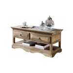 Massivmoebel24 - table basse 110x50 palissandre huilé gris taupe leeds 44 Massivmoebel24 - table basse 110x50 palissandre huilé gris taupe leeds 44