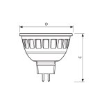 Master led expertcolor 6. 5w gu5. 3 a + blanc froid ampoule led (73887000) 9ladfp79 - philips