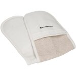Masterclass professional oven mitts deluxe oven mitts, heat resistant and double - sided, hardwearing ...