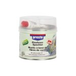 Mastic de rebouchage, (fibre verre & durcisseur) 1kg - presto