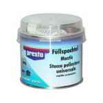Presto mastic - mastic de rebouchage, (universel + durcisseur) 250g - presto