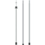 Mt de bche tlescopique avec longueur de 102 - 260 cm aluminium vidaxl