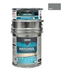 Matcosol piscine gris 13, 5l - rsine epoxy bi - composant grande rsistance au chlore gmc
