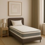 Matelas 100x200 - 21 cm - soutien ferme - confort optimal - usage quotidien - prot�ge matelas offert ...