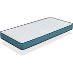 Matelas 105x180 confort pro epaisseur 14 cm ergonomique, respirant, memoire. ideal pour lit gigogne