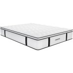 Vente - unique - matelas 140 x 190 cm anti - feu ressorts ensach�s et surmatelas int�gr� �p. 28cm - delice ...