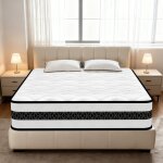 Matelas 140x190 cm, �paisseur 26 cm. matelas � ressorts ensach�s et mousse � m�moire de forme (livr� ...
