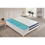 Ilovesleep ? matelas m�moire de forme 140x190 cm ? gel rafra�chissant 27 cm ? support moyen / rigide ...