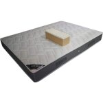 Matelas 140x190 mousses contact latex + me aertech 100 % polyurthane - 7 zones de confort - soutien ...
