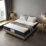 Matelas 140x190x22cm teeno - mousse et ressorts - mousse polyuréthane - 2cm mémoire de forme - blanc Matelas 140x190x22cm teeno - mousse et ressorts - mousse polyuréthane - 2cm mémoire de forme - blanc
