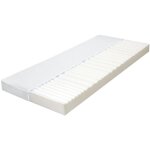 Matelas 160 x 200 cm 7 zones mousse pu 10 cm h2 h3