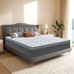 Matelas 160x200 cm - �p 25 cm - ressorts ensach�s - mousse m�moire de forme hr - confort ferme - soutien ...