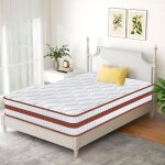 Matelas 90x190 cm, �paisseur 25 cm, 7 zones, ressorts ensach�s individuellement, fermet� moyenne, tissu ...