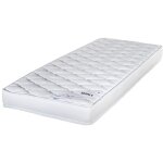 Ebac literie - matelas 90x190 marly - mousse - hauteur 15 cm - 3 zones - soutien ferme
