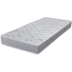 Matelas 90x190 maryland - mousse - hauteur 20 cm - 3 zones - soutien ferme