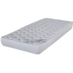 Matelas 90x190 montana - mousse - hauteur 18 cm - 3 zones - soutien medium