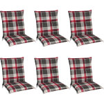 Matelas coussin pour chaise fauteuil de jardin terrasse sunny 100x50x6cm bordeaux - beautissu