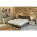 Provence literie - matelas 140x190 cm 21 cm ferme dhoussable housse lavable 7 zones de confort idal ...