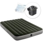 Matelas gonflable intex downy prestige 2 personnes 191 x 137 x 25 cm + gonfleur électrique à piles Matelas gonflable intex downy prestige 2 personnes 191 x 137 x 25 cm + gonfleur électrique à piles