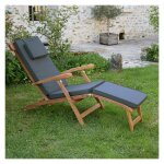 Teck'attitude - matelas gris pour chaise longue