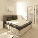 Baldiflex - matelas hybride avec ressorts biconiques et mmoire de forme 5 cm energy biconiques 100x200 ...