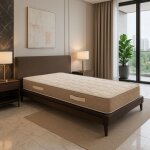 Matelas latex naturel + al�se 100x200 x 23 cm tr�s ferme - tissu 100% coton - sp�cial sommier electrique ...