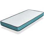 Matelas lit enfants 70x160 visco soja paisseur 18 cm dhoussable, mmoire de forme tissu bambou