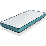 Matelas lit enfants 80x160 visco soja paisseur 18 cm dhoussable, mmoire de forme tissu bambou