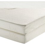Matelas pour lit pliant ecru 120x60 cm