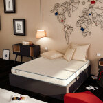 Baldiflex - matelas orthopedique h 14 cm basic, revetement hypoallergenique amovible avec zip, mesure ...