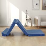 Matelas pliable 70x200x10cm - matelas futon pliant 2 en 1 - lavable en machine - canap lit pour adulte ...